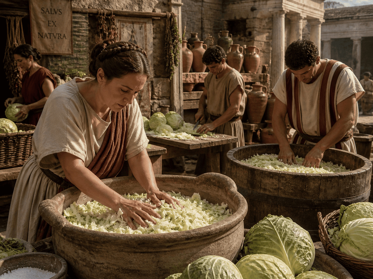 cavoli fermentati nella storia